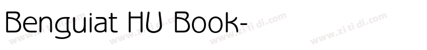 Benguiat HU Book字体转换
